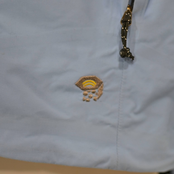 Beauty Mountain Hardwear Descent DT Hybrid Fleece Lined Light Blue Ski Jacket L - Picture 8 of 15